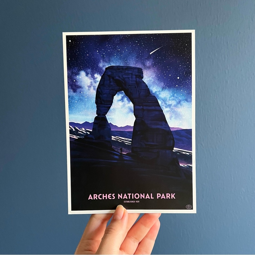 Arches National Park mini galaxy print ☆.:*